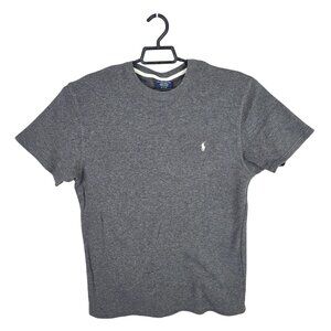 Mens Polo Ralph Lauren Gray Waffle Knit Thermal T Shirt Short Sleeve Cotton XL
